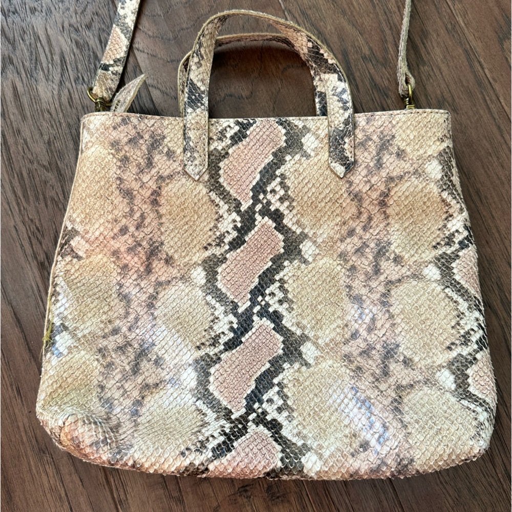 Madewell Snakeskin Crossbody Purse - Picture 3 of 9